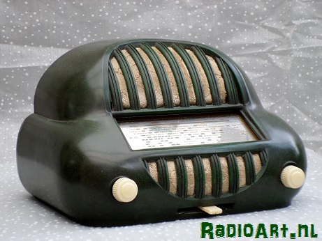 Sonora Sonorette art deco green radio